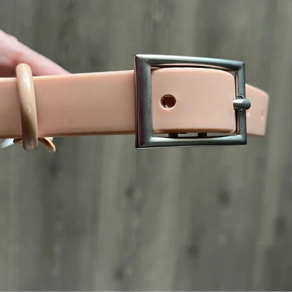 NWT Quince Light Pink Dog Collar For A Small Dog